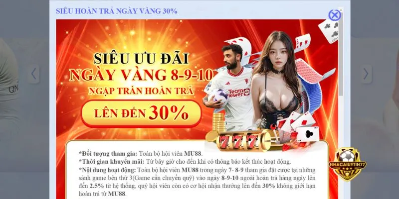 Ngày hội lớn, sale ngàn mã khuyến mãi Mu88 cực khủng