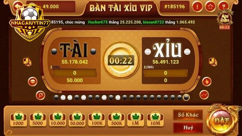 Phần mềm hack game tài xỉu dễ dùng